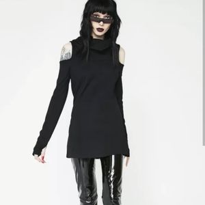 Killstar Bibliomancy top tunic hooded